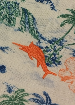 Гавайская пляжная/повседневная рубашка с коротким рукавом tommy bahama/pacific legend/hang...