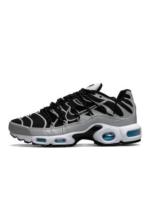 Чоловічі кросівки nike air max plus utility black silver5 фото