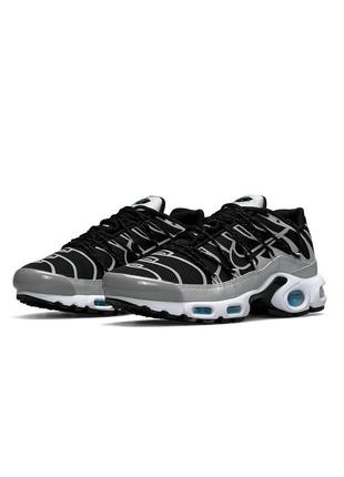 Чоловічі кросівки nike air max plus utility black silver1 фото