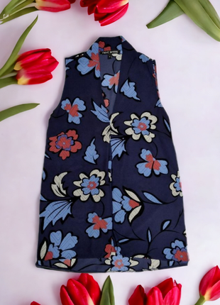 Брендова блуза топ next шрі ланка принт квіти етикетка