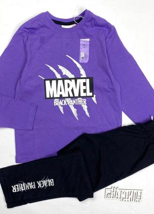 Нова котонова піжамка primark marvel хлопчик 128см/7-8р