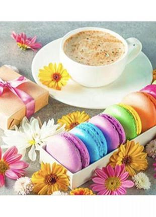 Набір для творчості алмазна вишивка картина мозаїка colored macarons розміром 40х50 см sk85995