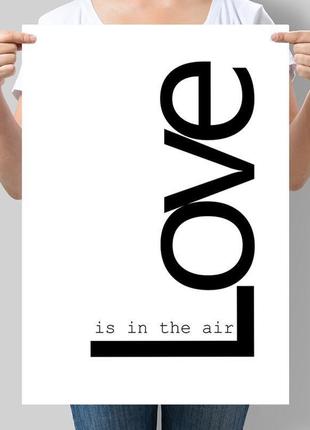 Мотиваційний постер love1 фото