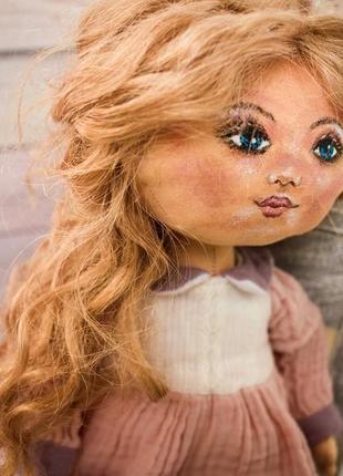 Интерьерная текстильная кукла. элиза2 фото