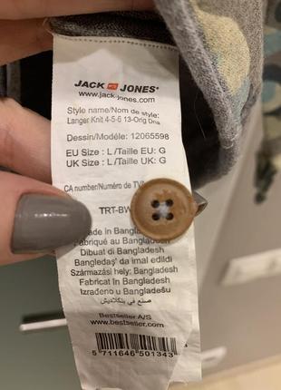 Мілітарі, камуфляжний кардиган із віскози jack &amp; jones3 фото