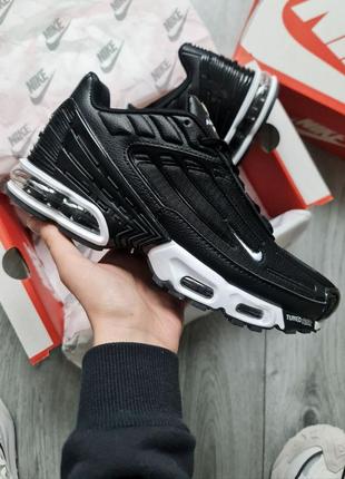 Мужские кроссовки nike air max plus tn black/white3 фото