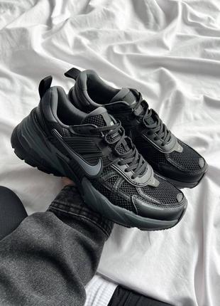 Кроссовки nike v2k runtek black2 фото