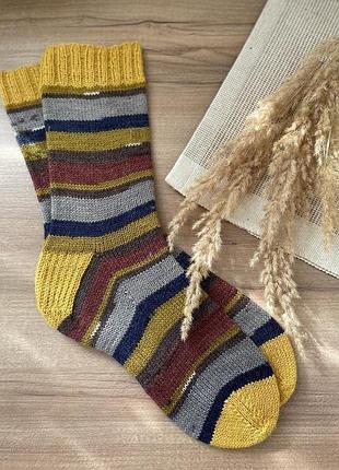 Носки мужские горчица