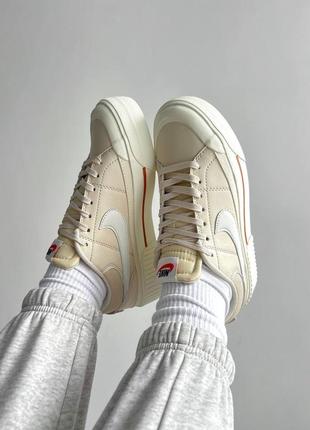 Кросівки nike wmns court legacy lift 'pearl white'10 фото