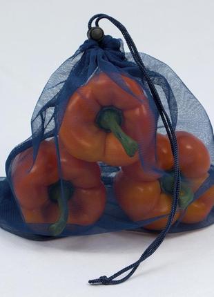 Еко торбинки набір 5 шт фруктовки, багаторазові мішечки для продуктів, екоторбинки, еко мішечок для3 фото