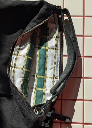 Чорний міський рюкзак унісекс мінимализм, рюкзак-сумка4 фото