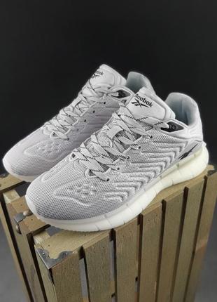 Мужские кроссовки reebok zig kinetica grey реброк серого цвета