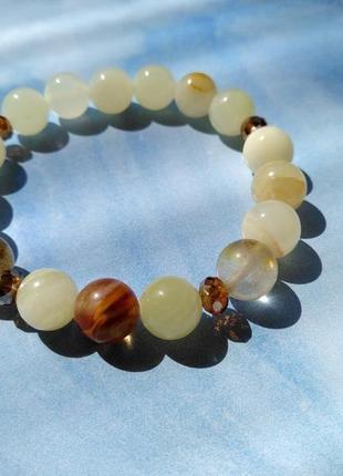 Браслет из камней "песчаный берег"