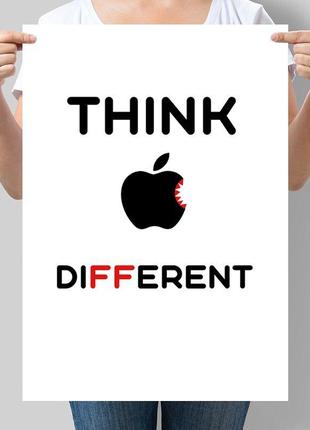 Постер мотивирующий think different