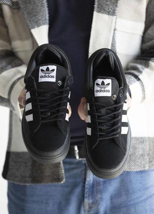 Adidas campus x bad bunny black1 фото