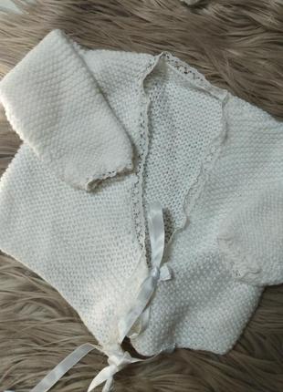 Набір для новонароджених: кофта, шапочка, рукавички5 фото