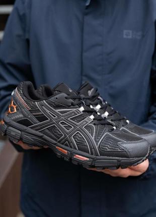 Мужские кроссовки asics gel kahana 8 black rose gold1 фото