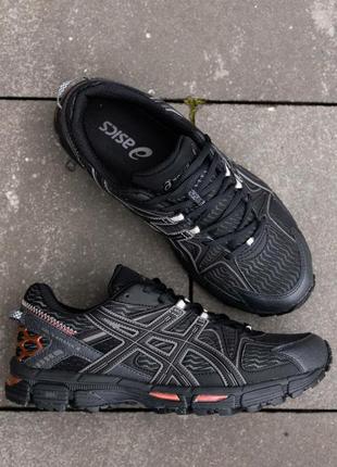 Мужские кроссовки asics gel kahana 8 black rose gold3 фото