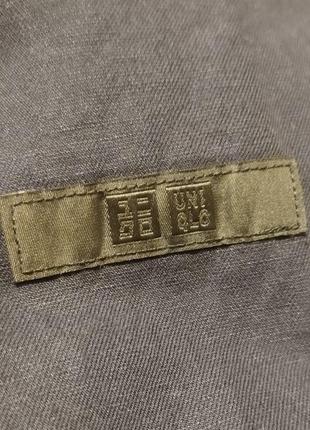 Котонова куртка-сорочка, овершувач workwear uniqlo9 фото