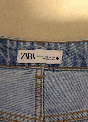 Джинсовые шорты zara6 фото