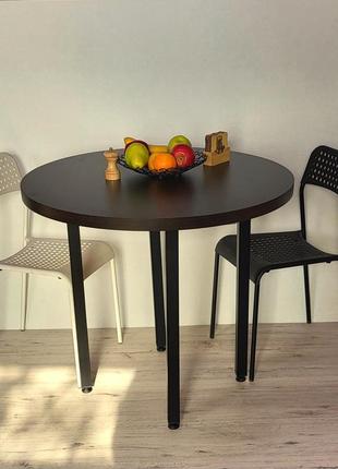 Стол обеденный круглый. кухонный стол.1 фото