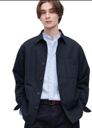 Котонова куртка-сорочка, овершувач workwear uniqlo