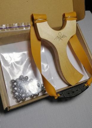 Рогатка "геко_нью" в подарунковій упаковці + подарунок