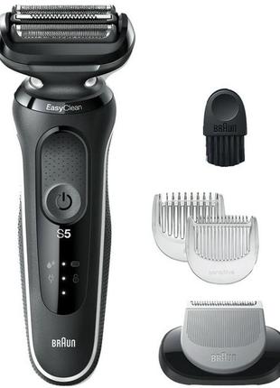 Електробритва braun series 5 51-w1600s-black-white