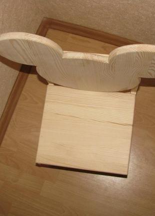 Стульчик детский деревянный