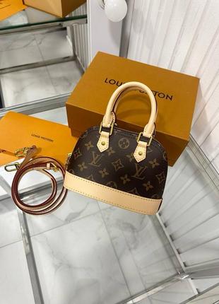 Сумка louis vuitton  канва / шкіра