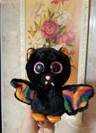 Ty beanie boos очістик кажан з блискітками scarem 15 см4 фото