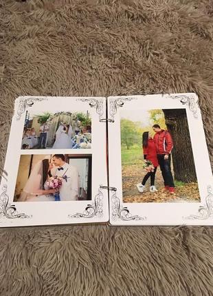 Подарочный набор с альбомом для фотографий из дерева3 фото