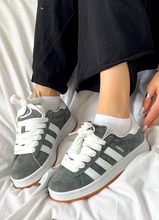 Adidas campus grey кеди кросівки