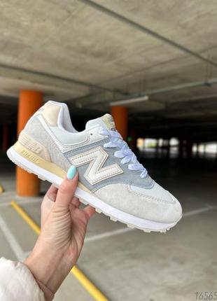 Кросівки new balance сірі пудра6 фото