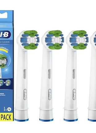 Насадка к электрической зубной щетке braun oral-b precision clean clean maximiser eb20rb-4 4 шт белая