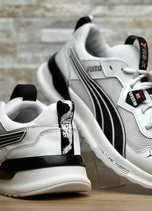 Кросівки чоловічі puma rs-x white шкіра-сітка3 фото