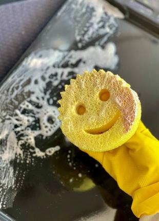 Мочалки губки scrub daddy и scrub mommy2 фото