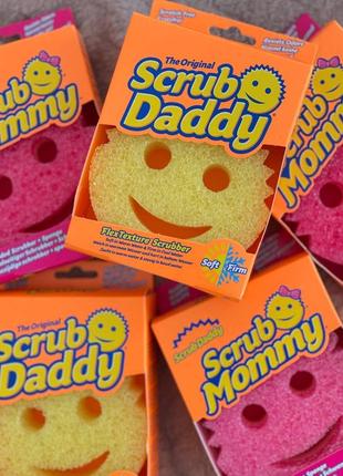 Мочалки  scrub daddy и scrub mommy1 фото