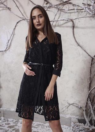 Платье-рубашка shirt airskirt lace7 фото