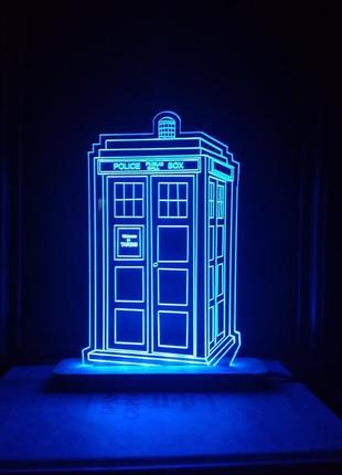 Ночник светильник доктор кто тардис doctor who tardis