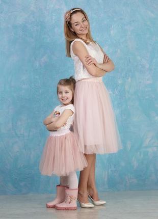 Комплект юбок-пачек airskirt family look3 фото