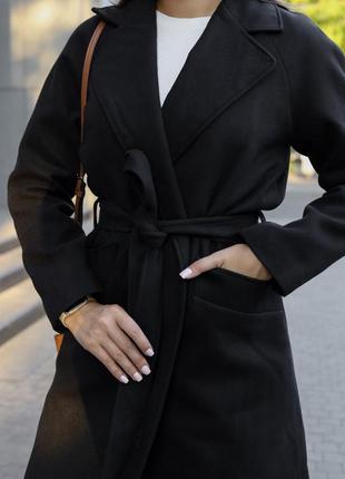 Жіноче кашемірове пальто реглан (s-m,l-xl) idiali (3302006)2 фото
