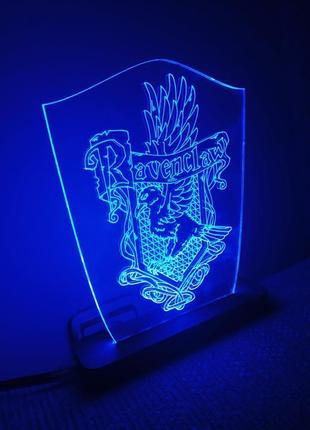 Herry potter ravenclaw ночник светильник2 фото