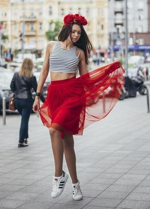 Непышная спідниця-пачка airskirt casual2 фото