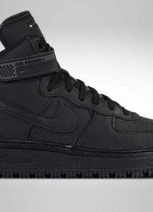 Термо ботинки nike air force 1 high boot triple black