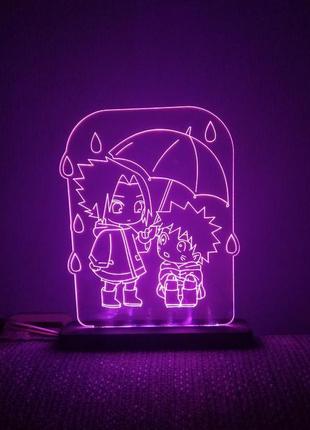 Наруто, саске світильник нічник