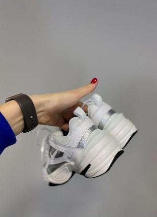 Nike m2k tekno essential white silver7 фото