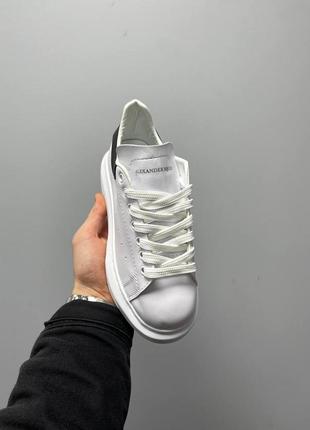 Alexander mcqueen low white black 2.03 фото