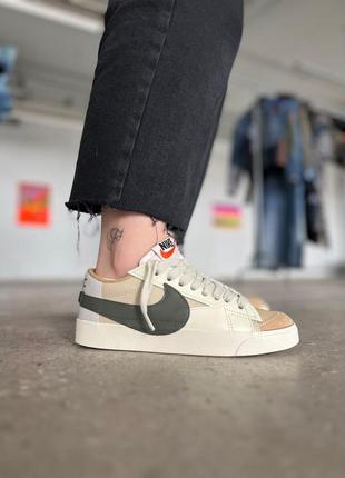 Nike blazer low 77 jumbo beige