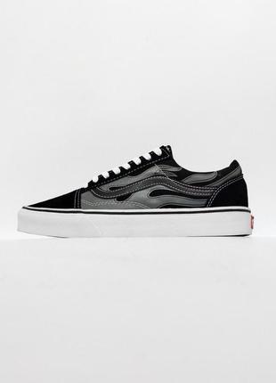 Vans old skool flame black